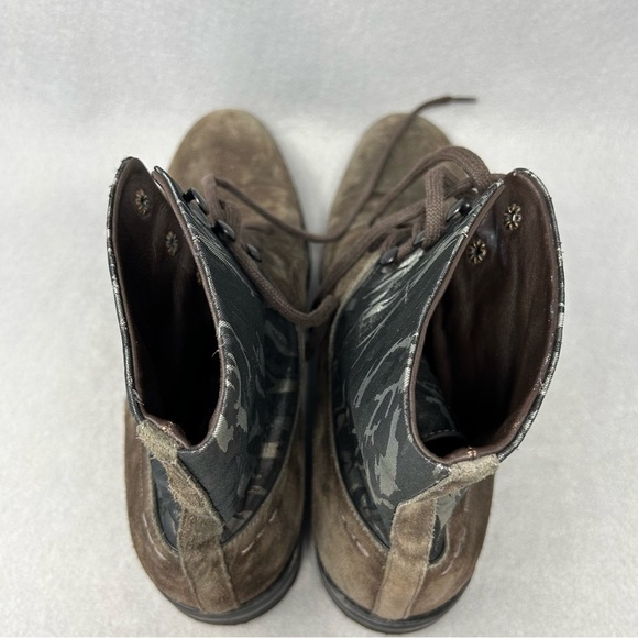 Magnanni Mens 15207 Brown Chocolate Suede Spanish Lace Up Boots Size 10M - Picture 10 of 13